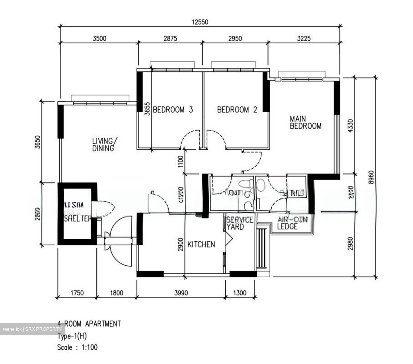 Blk 366A Sun Breeze (Sembawang), HDB 4 Rooms #584274031